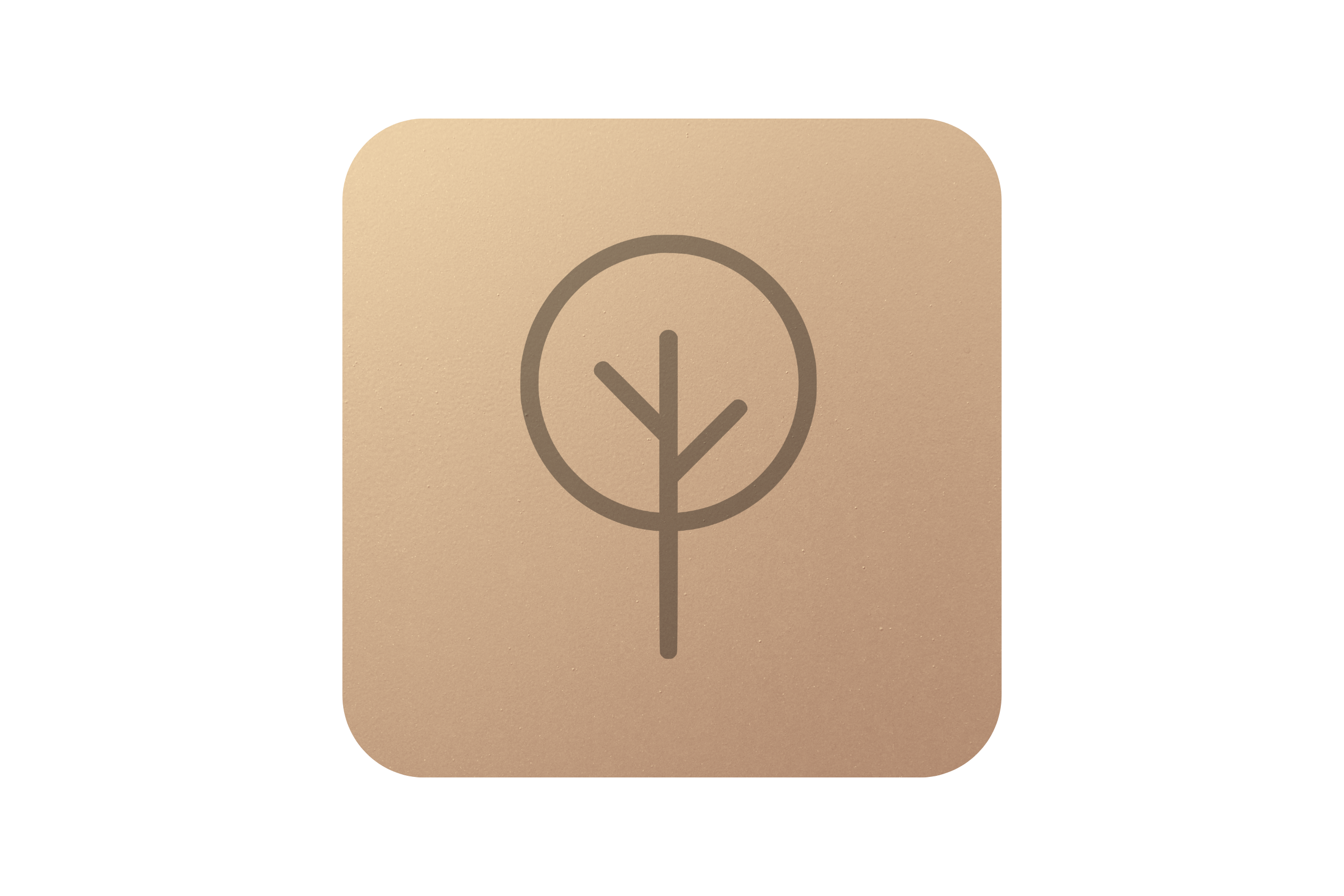 a tree symbol representing forest restoration projects. 