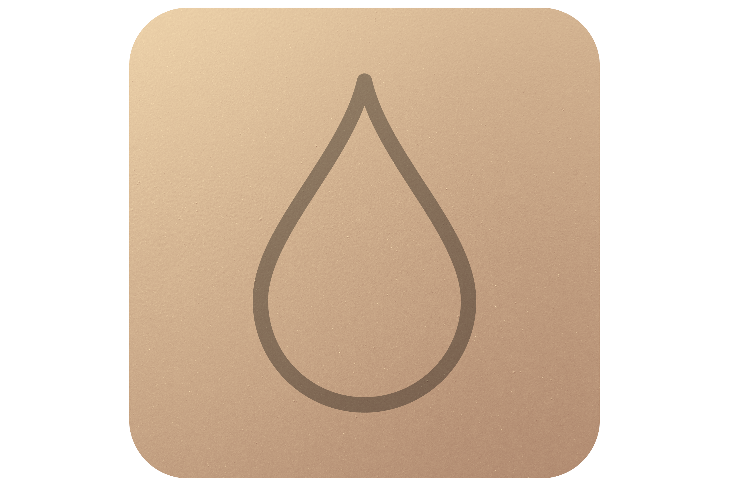 a water droplet icon for the clean and safe water climate action projects supported by counterbalance. 